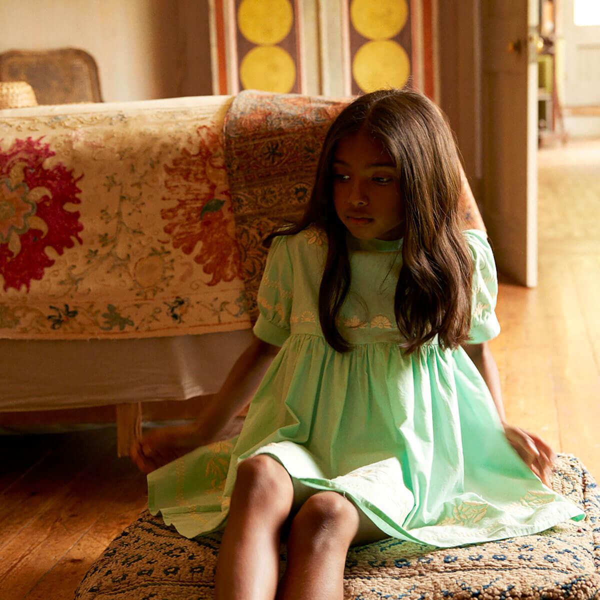 Mya Dress in Seaglass by Apolina – Junior Edition