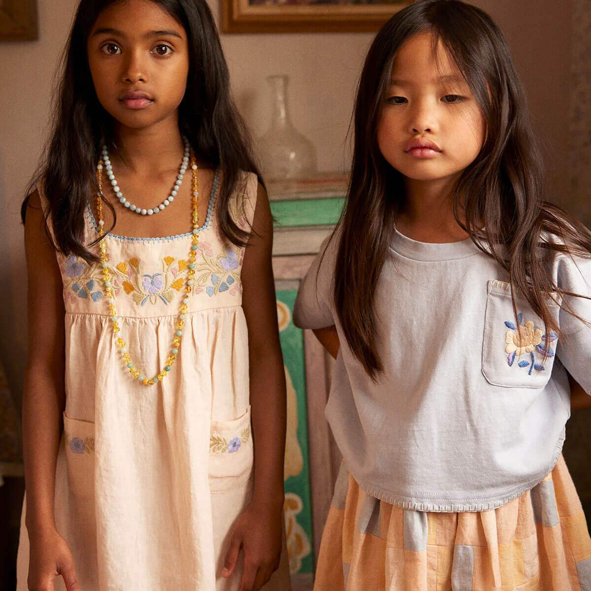 Tabitha Dress in Blush by Apolina – Junior Edition