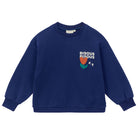 Bisous Bisous Sweatshirt in Navy by Arsène & Les Pipelettes
