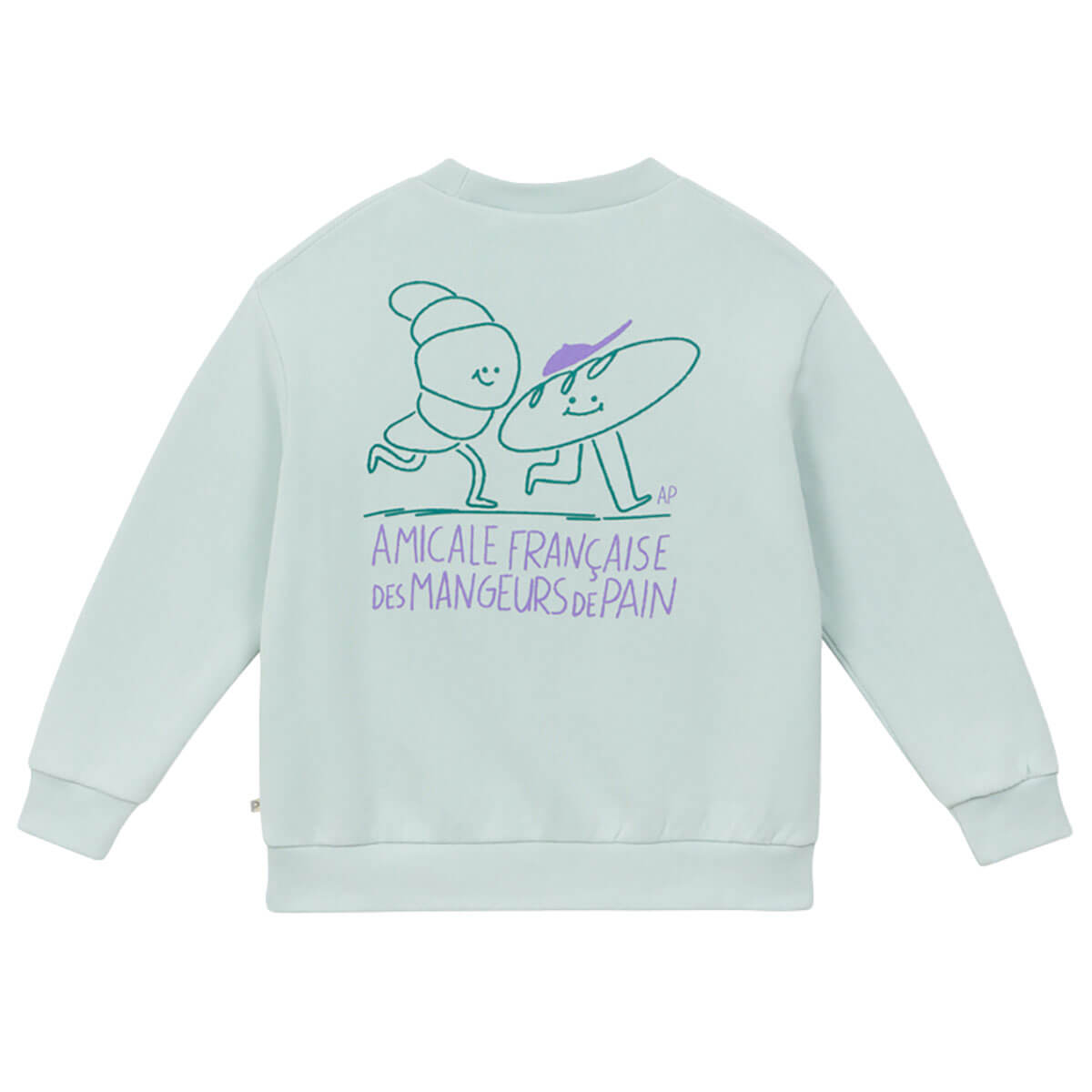 Bread Eater Sweatshirt in Ice by Arsène & Les Pipelettes
