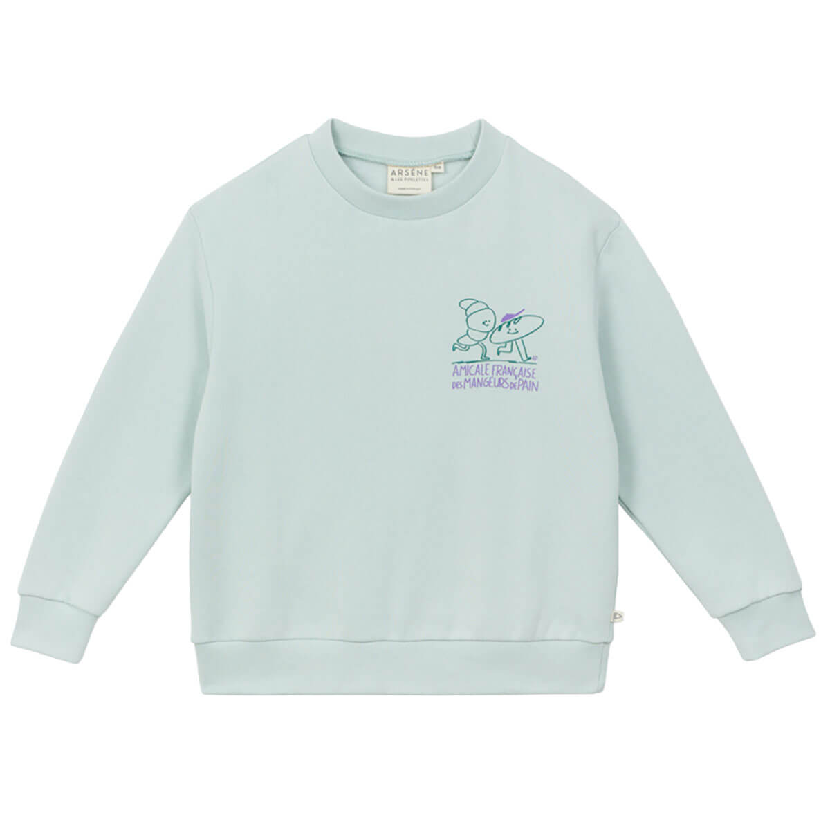 Bread Eater Sweatshirt in Ice by Arsène & Les Pipelettes