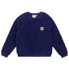 Plain Sherpa Sweatshirt in Navy by Arsène & Les Pipelettes