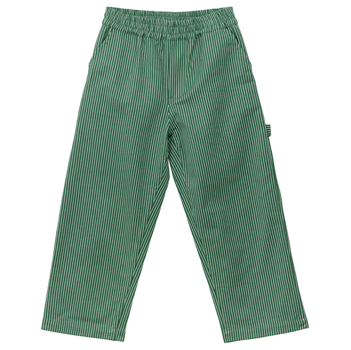 Striped Trousers in Green by Arsène & Les Pipelettes