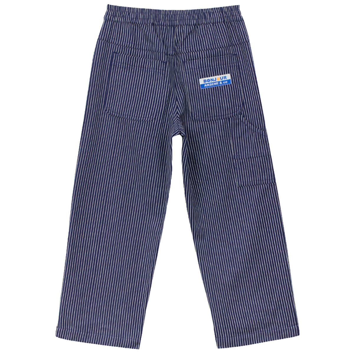 Striped Trousers in Navy by Arsène & Les Pipelettes