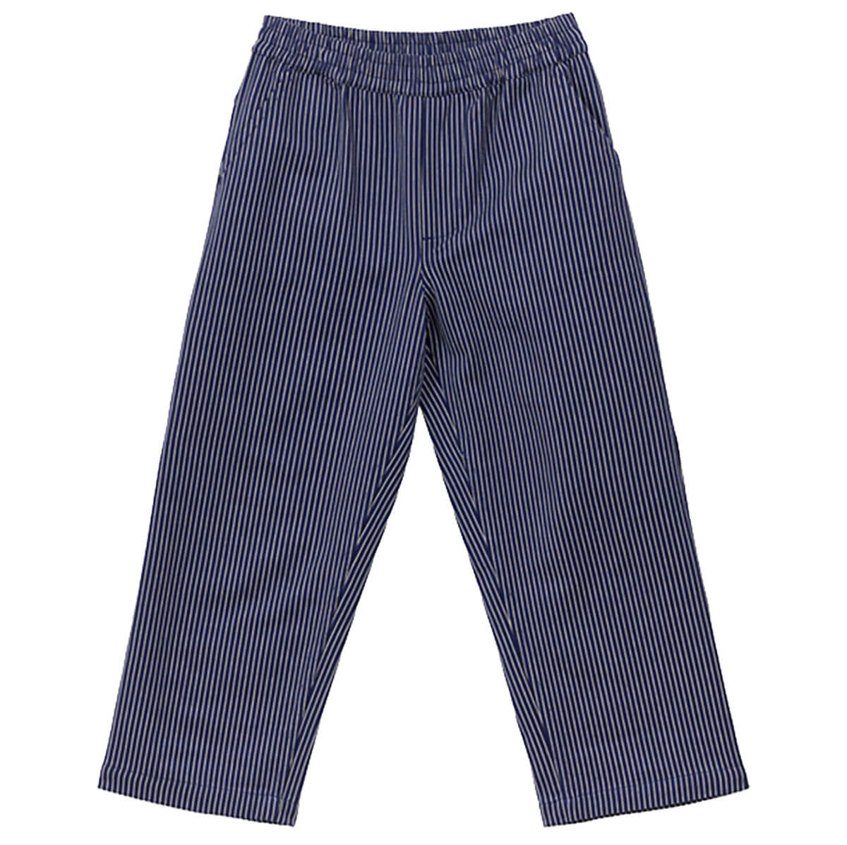 Striped Trousers in Navy by Arsène & Les Pipelettes