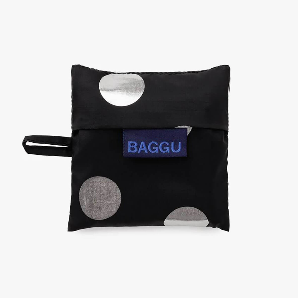 Baby Bag in Silver Metallic Polka Dot by Baggu