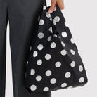 Baby Bag in Silver Metallic Polka Dot by Baggu