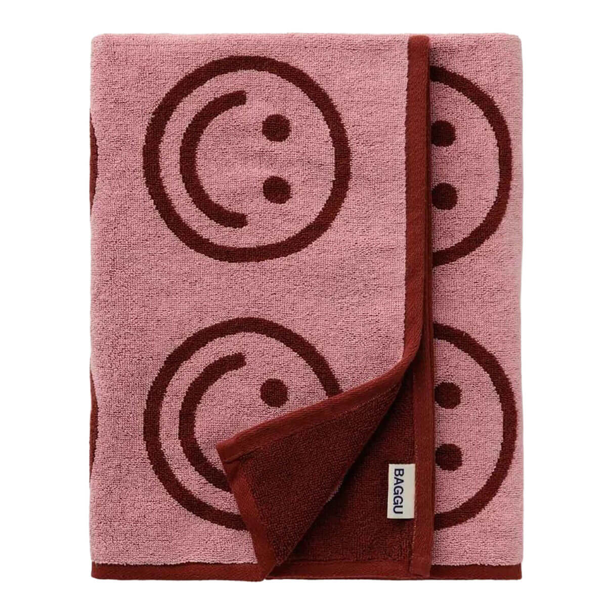 Bath Towel in Blush Happy by Baggu