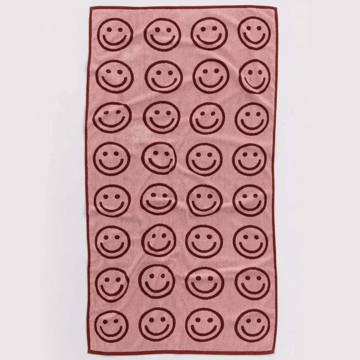 Bath Towel in Blush Happy by Baggu