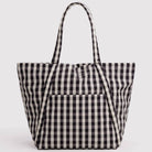 Cloud Bag in Black And Cream Gingham by Baggu