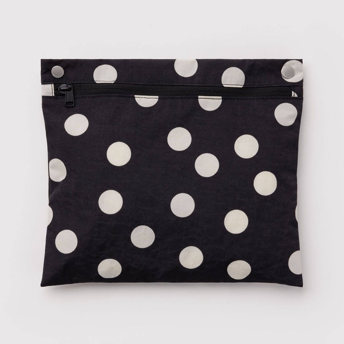 Cloud Carry-On Bag in Black And Cream Polka Dot by Baggu