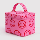 Large Cosmetic Case in Azalea Pink Happy by Baggu