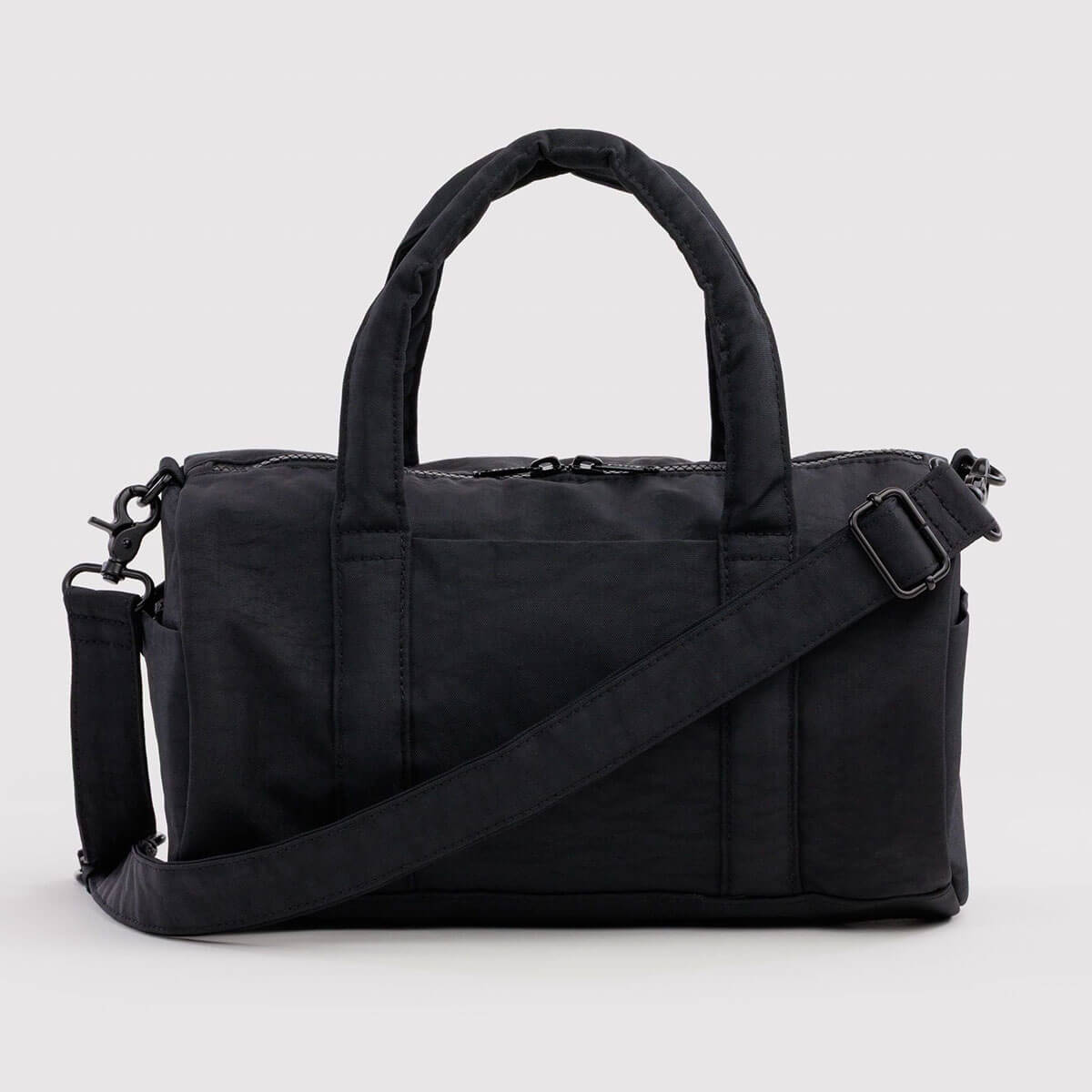 Nylon Duffle Bag in Black by Baggu