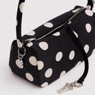 Nylon Loaf Bag in Black And Cream Polka Dot by Baggu