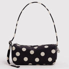 Nylon Loaf Bag in Black And Cream Polka Dot by Baggu