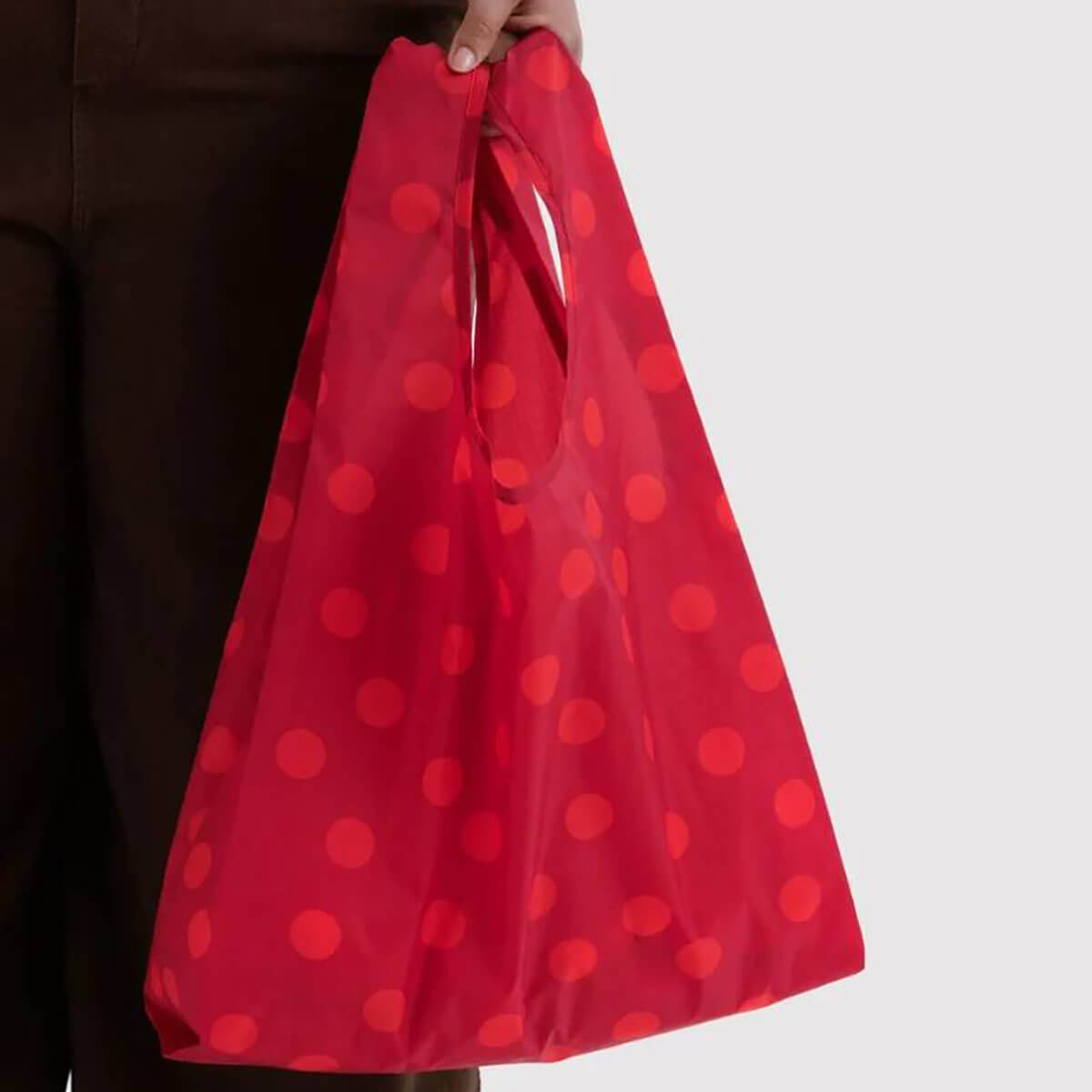 Standard Bag in Red Polka Dot by Baggu