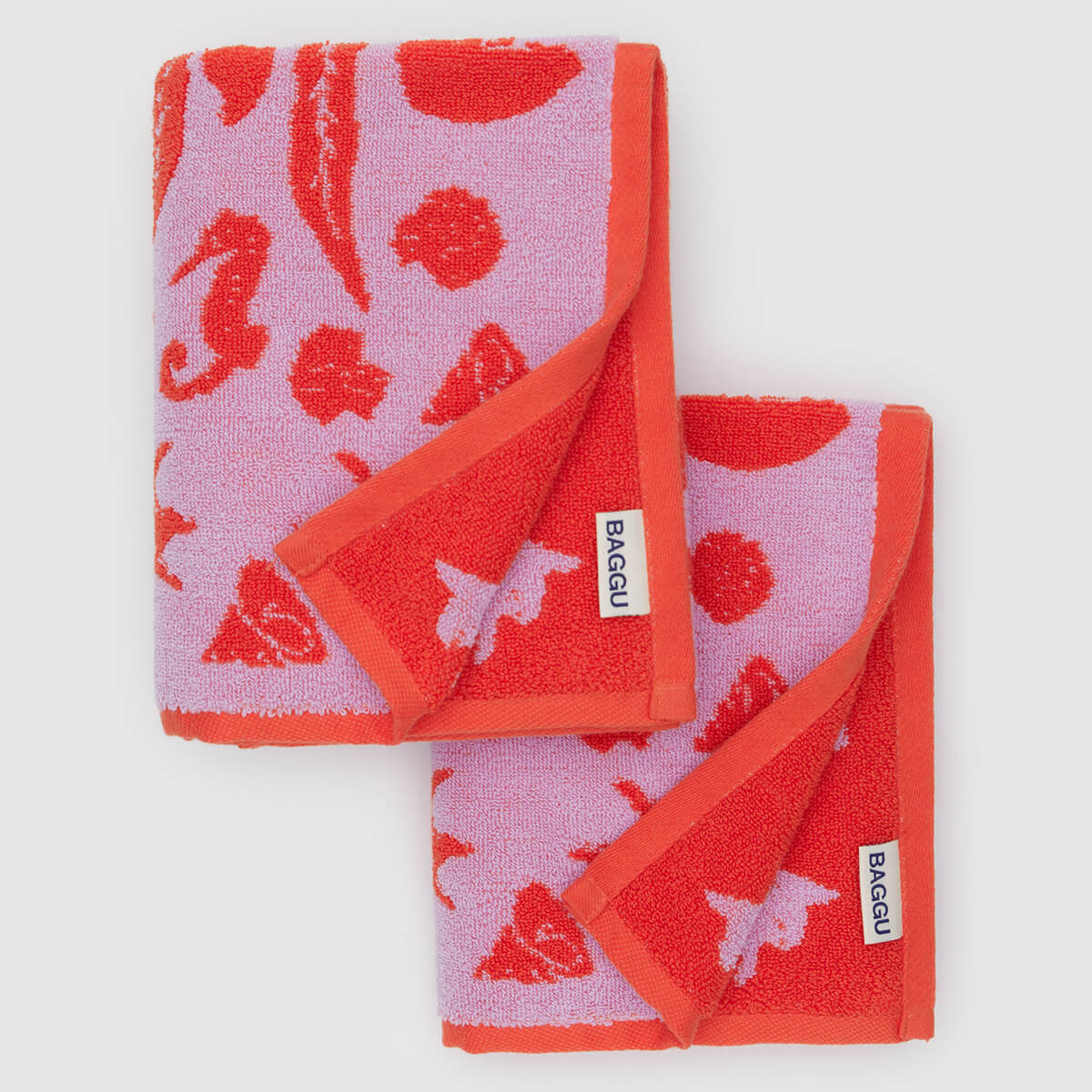 BAGGU Reversible Hand Towel Set - Thumbnail 2