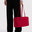 Medium Nylon Bowler Bag in Cherry by Baggu