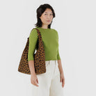 Nylon Shoulder Bag in Leopard by Baggu