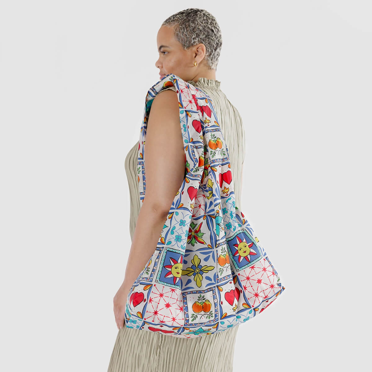 Big Bag in Sunshine Tile by Baggu