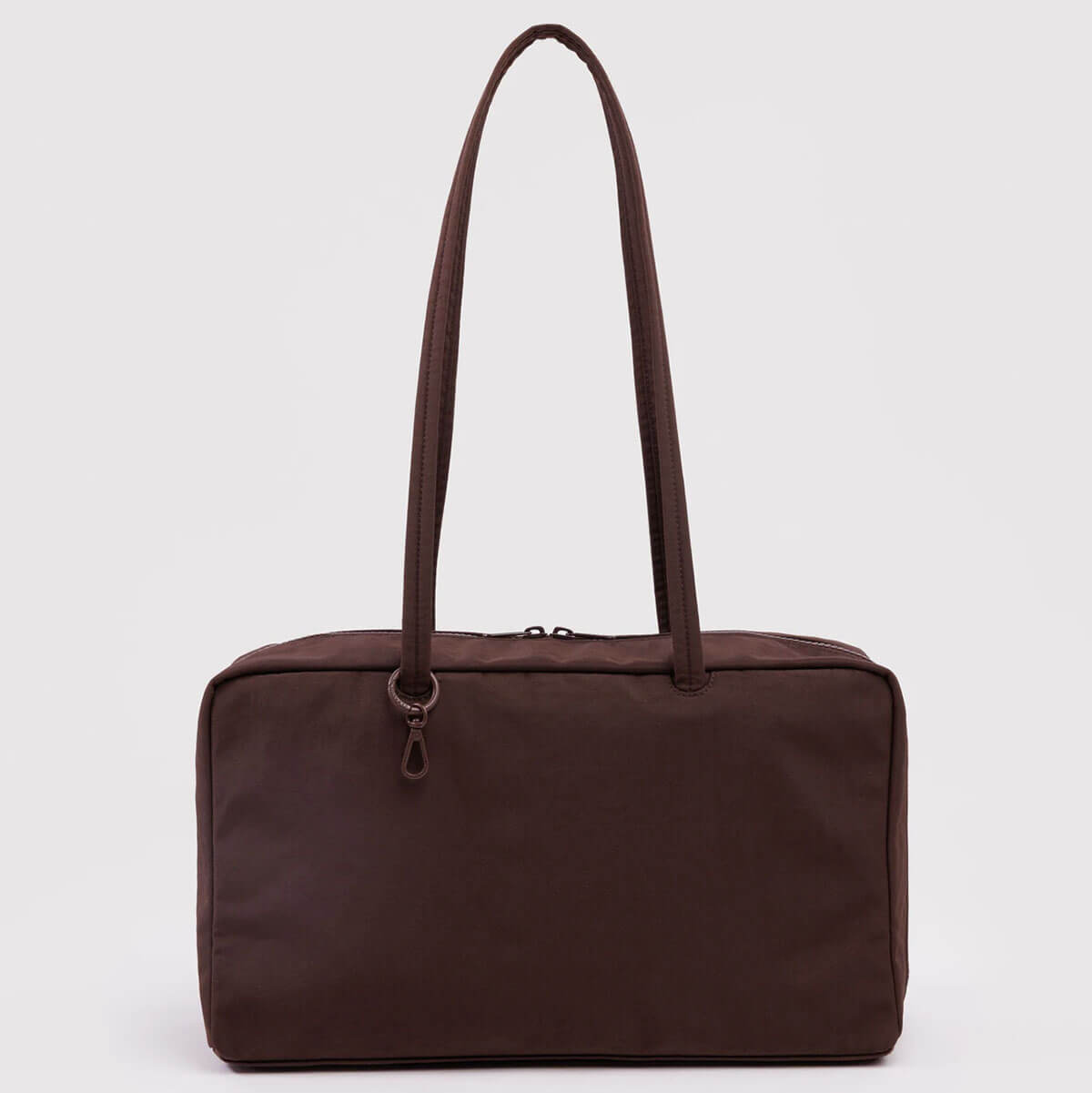 Medium Nylon Bowler Bag in Coffee by Baggu – Junior Edition