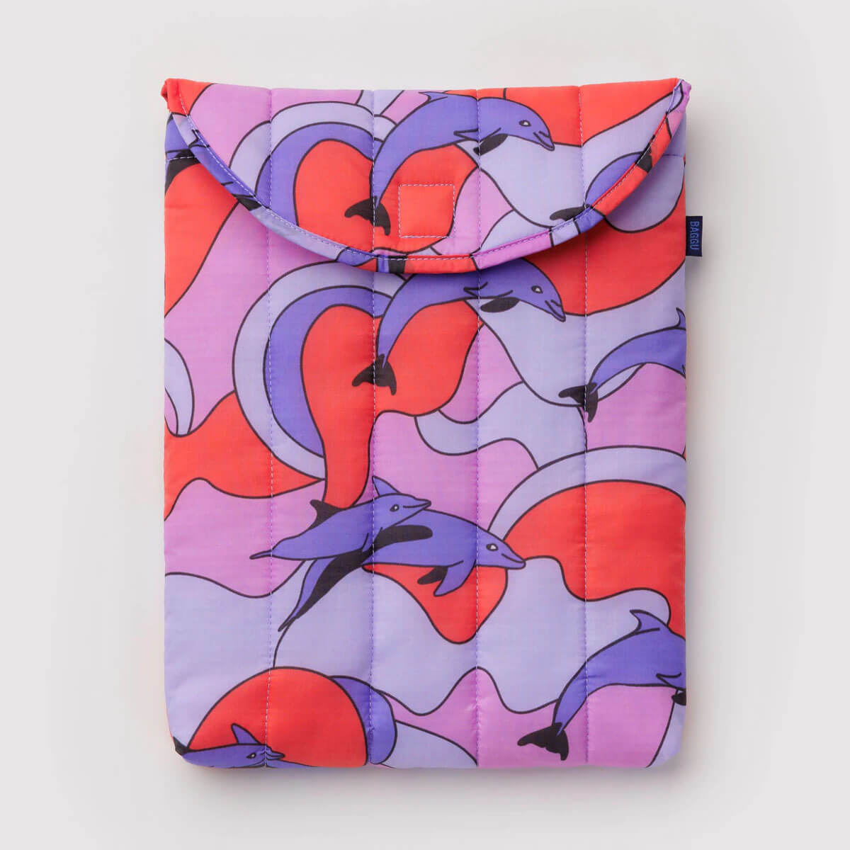 Puffy Laptop Sleeve 13" / 14" in Dolphins by Baggu