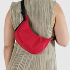 Small Nylon Crescent Bag in Candy Apple by Baggu