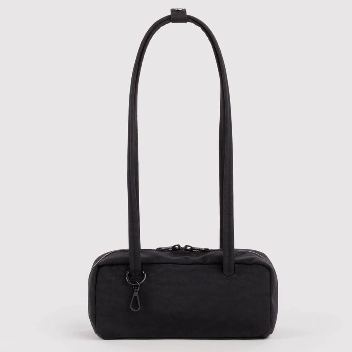 Small Nylon Bowler Bag in Black by Baggu