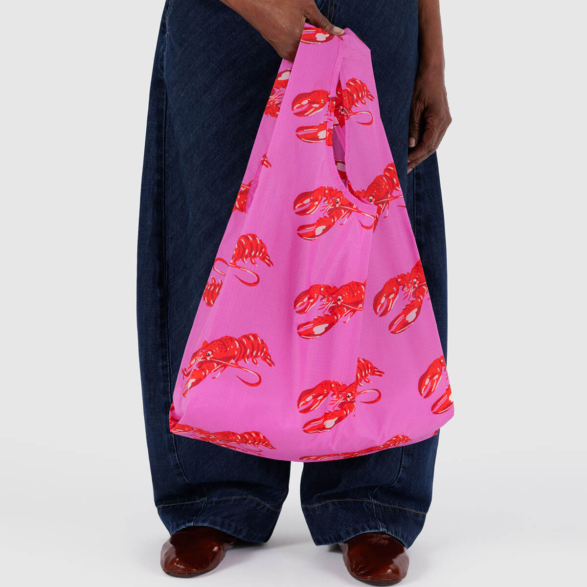 【日本未発売】BAGGU ピンクロブスター ラップトップスリーブ13/14 Standard Bag in Pink Lobster by Baggu – Junior Edition