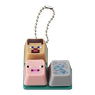 Minecraft Keyboard Charm Keychain Gachapon Capsule Collectible by Bandai