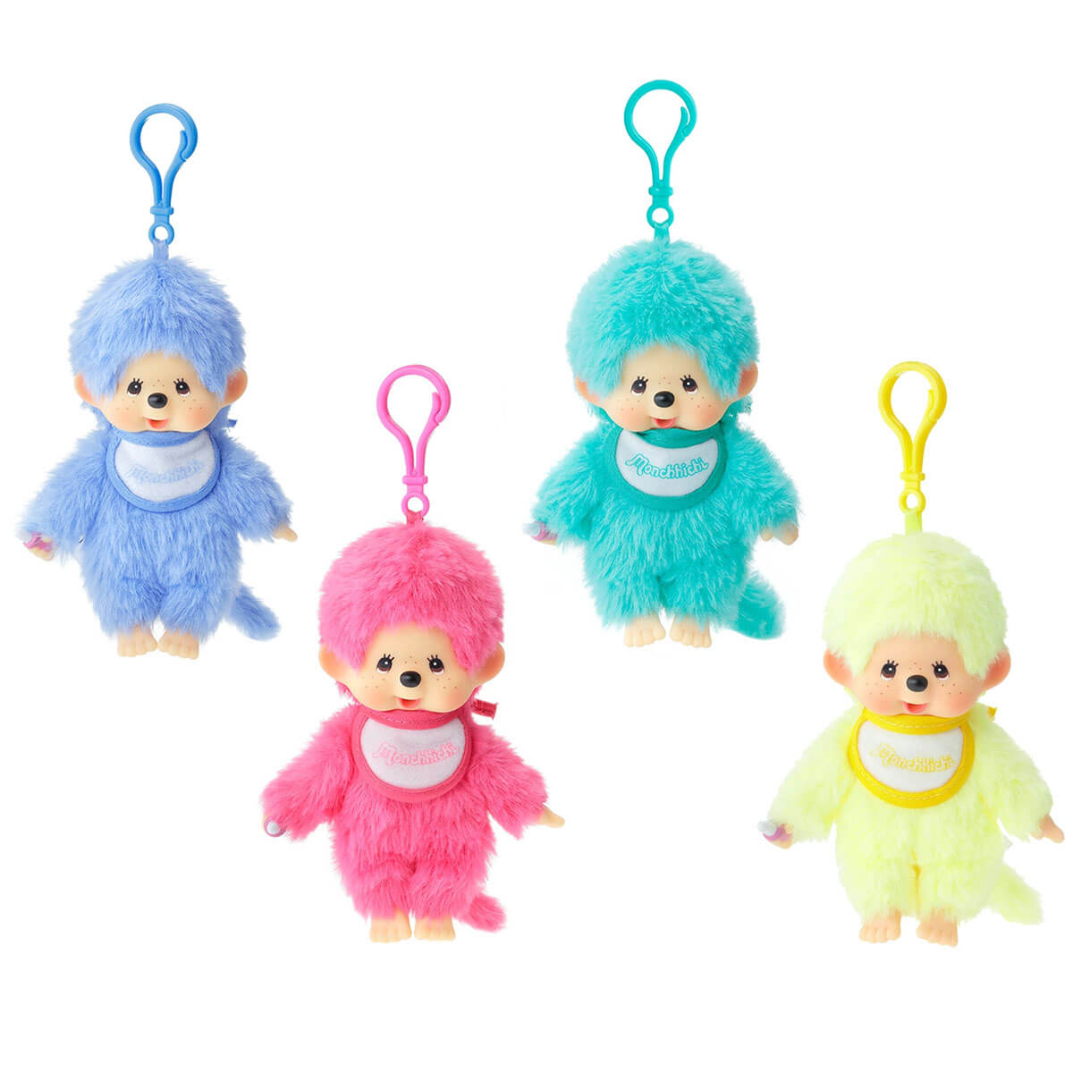 Monchhichi Colours Plush Keychain by Sekiguchi