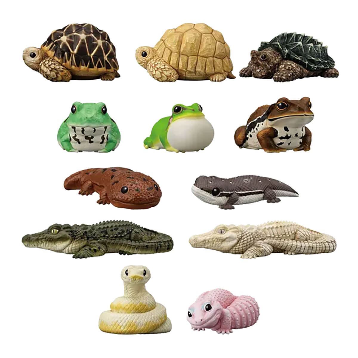 Tenori Friends Reptiles & Amphibians Figure Blind Box by Bandai