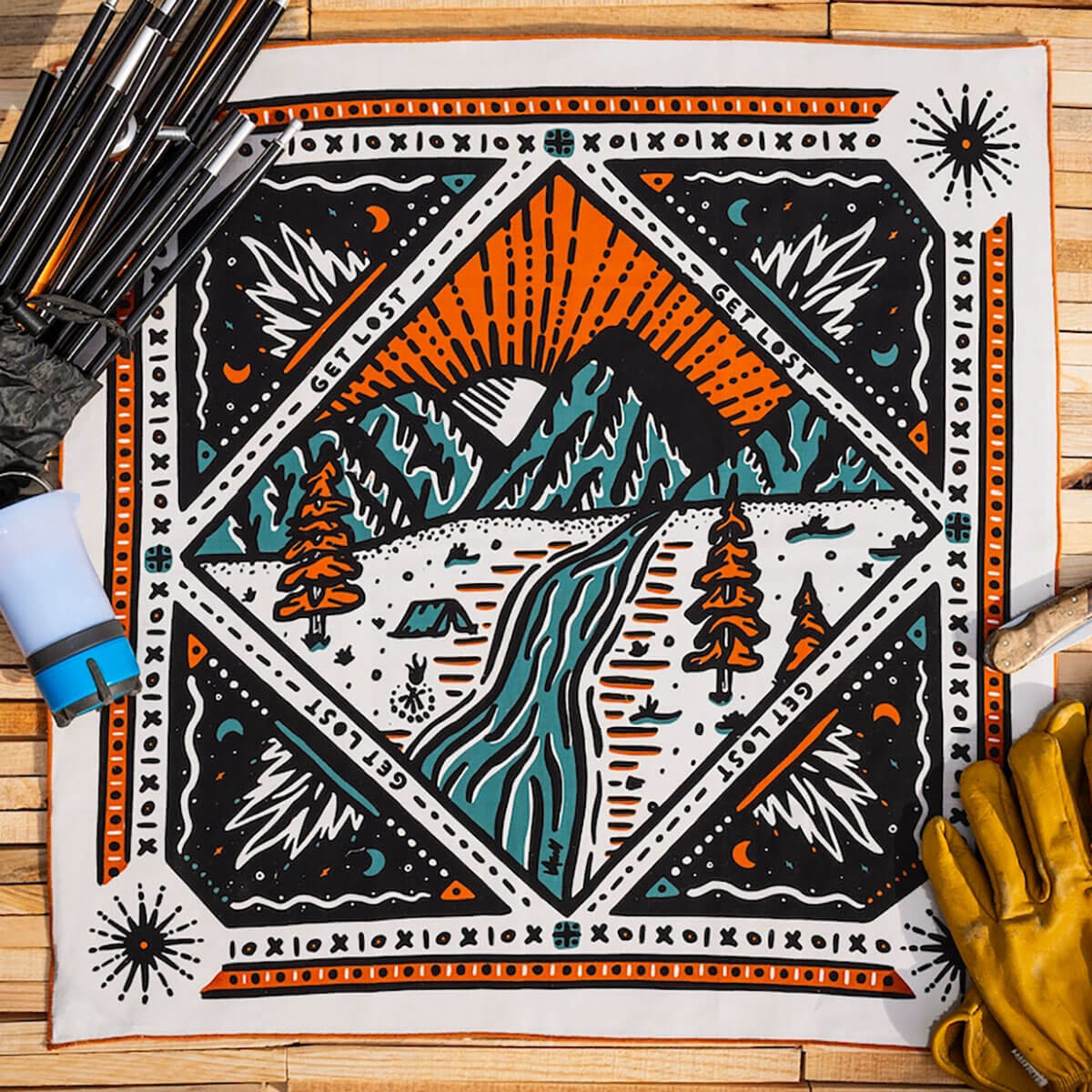 Get Lost Bandana by Bandits Bandanas