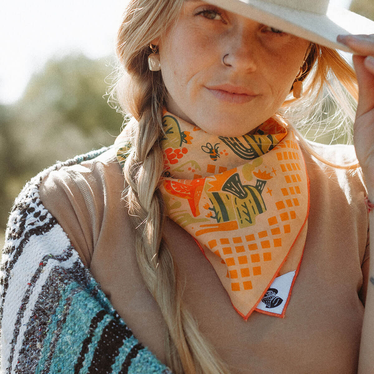 Prickly Pollinators Bandana by Bandits Bandanas