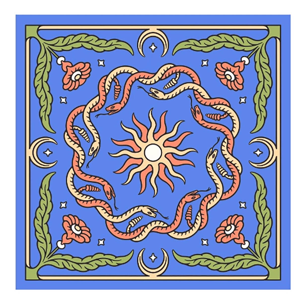 Snakes Bandana by Bandits Bandanas