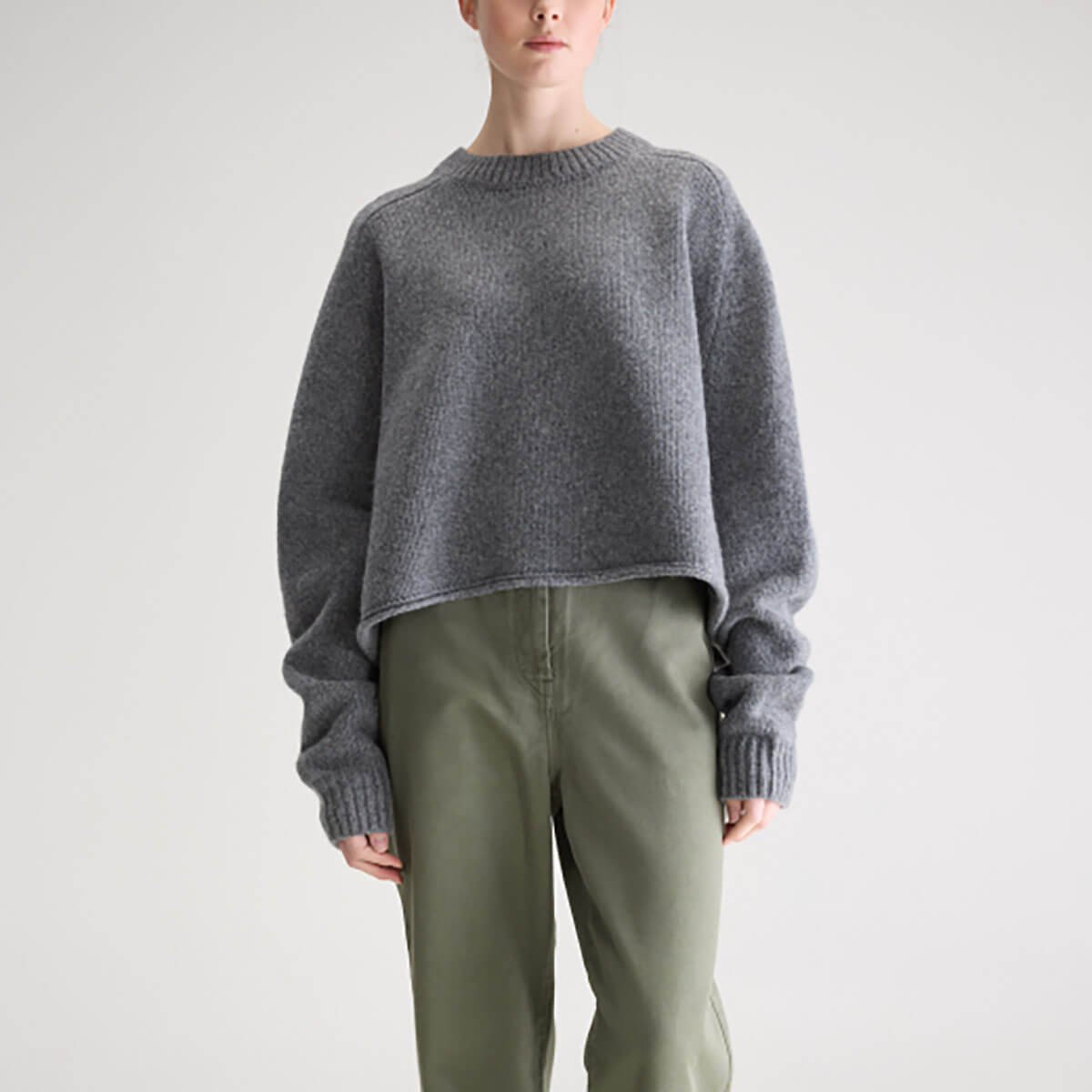 Amecro Sweater in Mid Grey by Bellerose