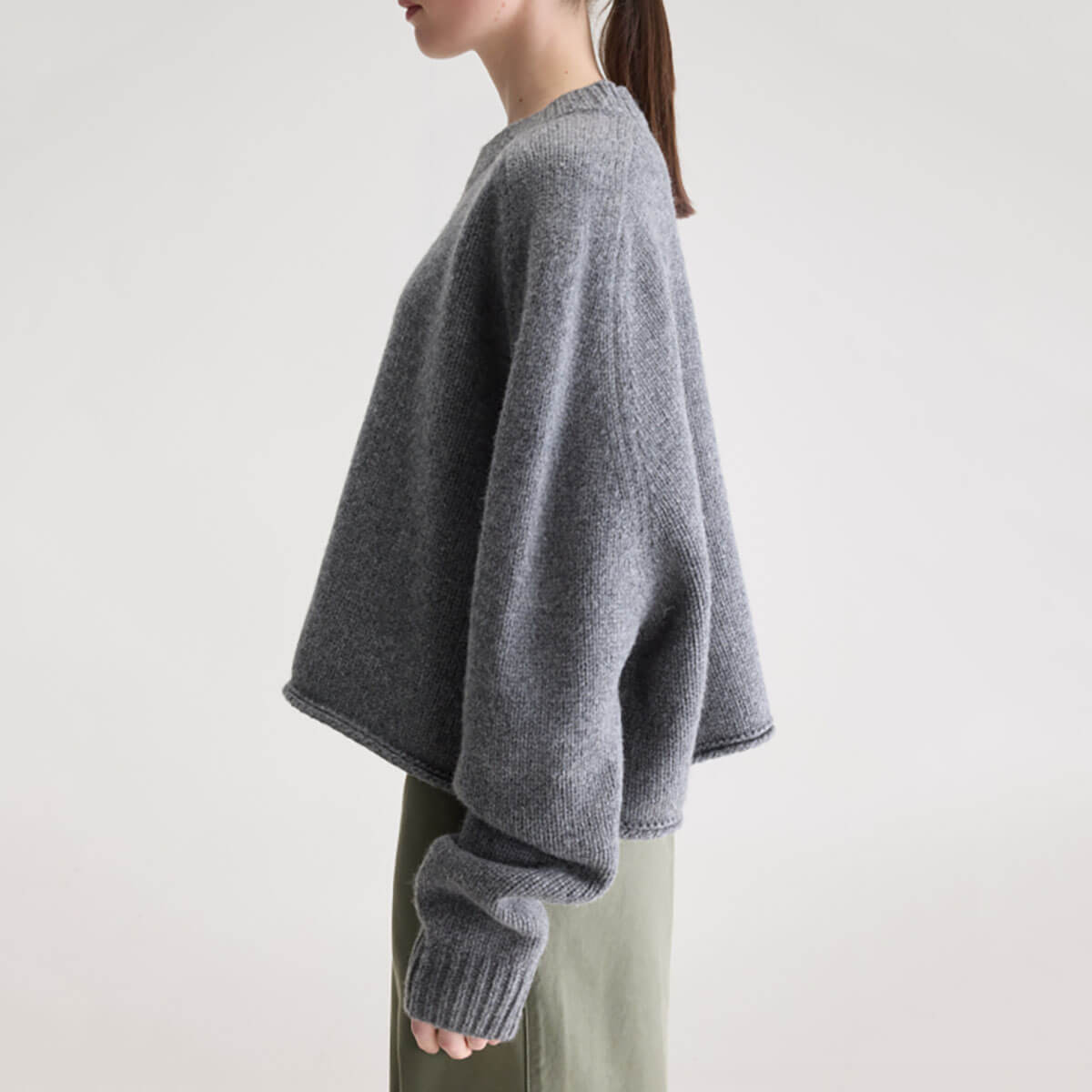 Amecro Sweater in Mid Grey by Bellerose