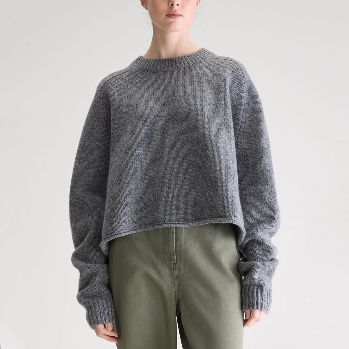 Amecro Sweater in Mid Grey by Bellerose