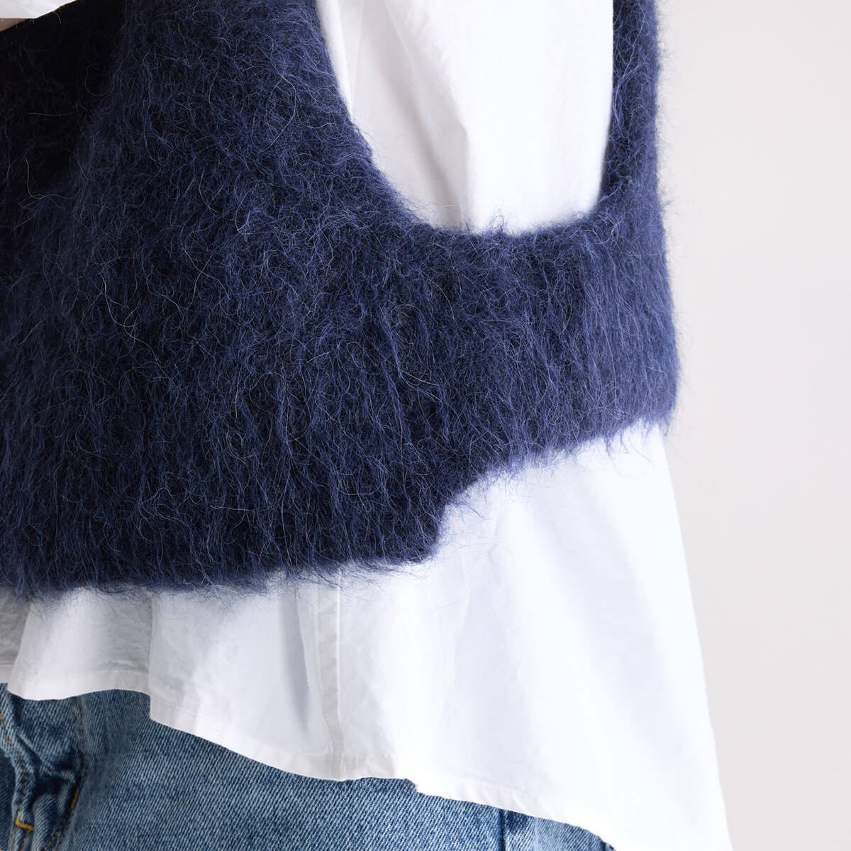 Daren Sleeveless Sweater in Captain by Bellerose