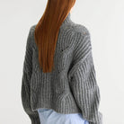 Deteo Turtleneck Sweater in Mid-Grey by Bellerose