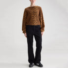 Dioal Relaxed Sweater in Leopard by Bellerose