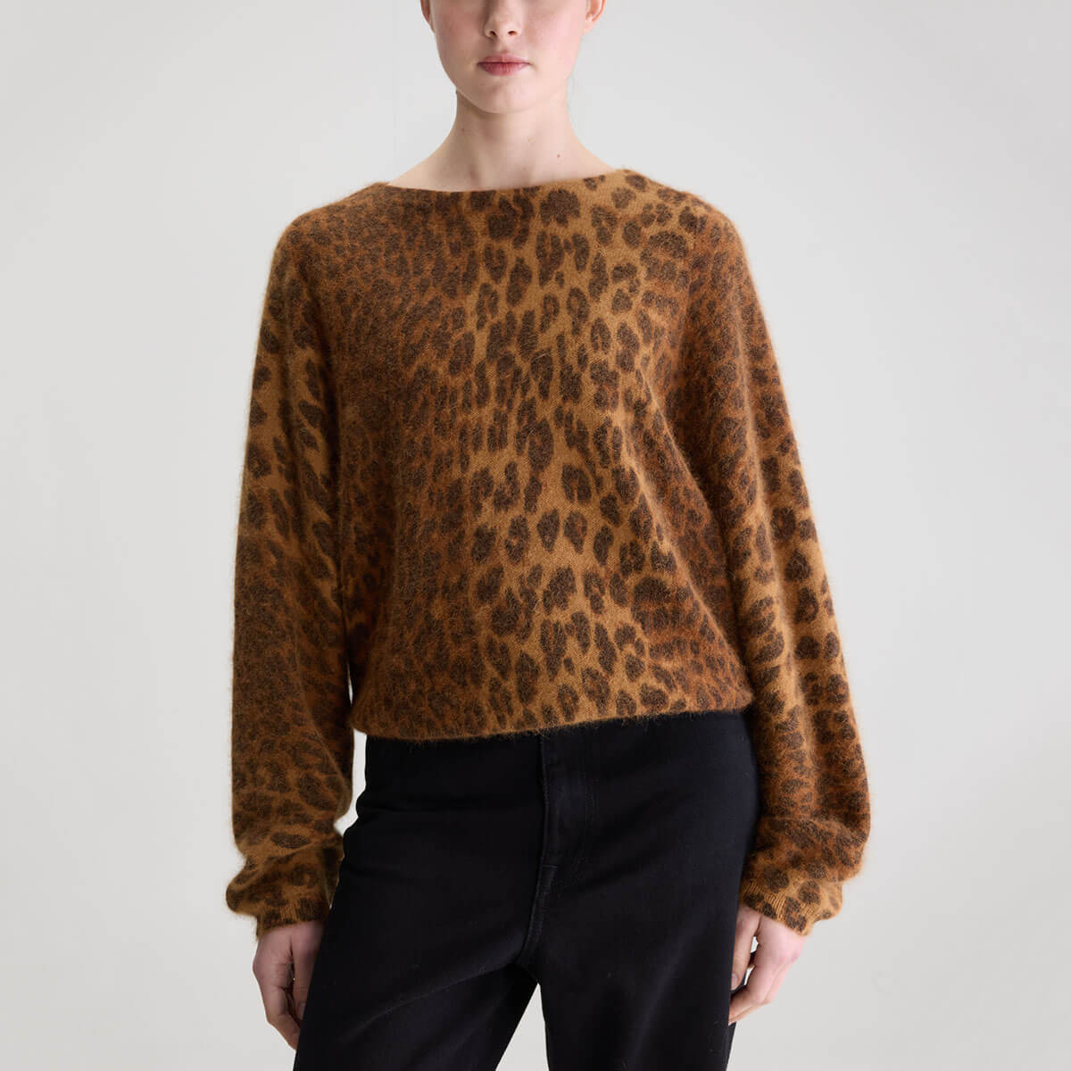 Dioal Relaxed Sweater in Leopard by Bellerose