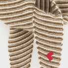 Dusol Triangle Scarf in Cream Stripe by Bellerose