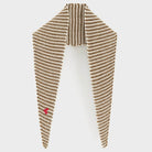 Dusol Triangle Scarf in Cream Stripe by Bellerose