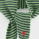 Dusol Triangle Scarf in Fluo Green Stripe by Bellerose
