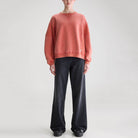 Flipos Oversized Crewneck Sweatshirt in Ecarlate by Bellerose