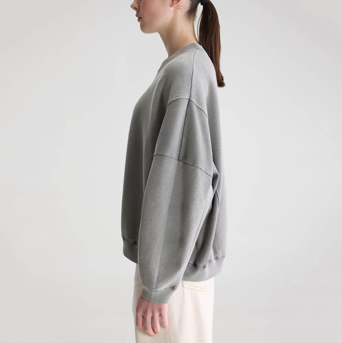 Flipos Oversized Crewneck Sweatshirt in Raf by Bellerose