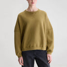 Flipos Oversized Crewneck Sweatshirt in Vetiver by Bellerose