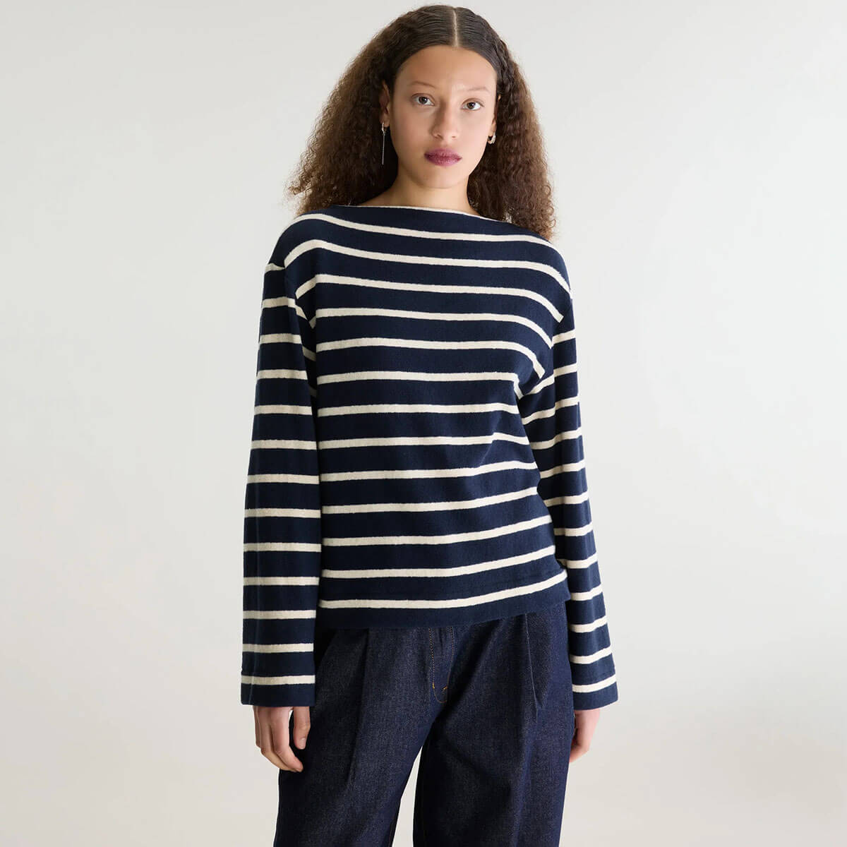 Fonsy T Shirt in Navy Stripe by Bellerose