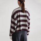 Franto Long Sleeve T-Shirt in Burgundy Stripe by Bellerose
